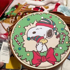 Snoopy Christmas Crossbody Bag loungefly
